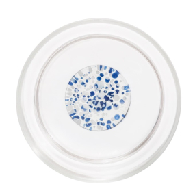 Стакан Teca Terrazzo 350 мл, синий/белый