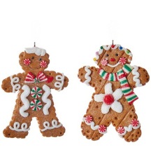 Елочная игрушка "Пряничный мальчик" 10,2 см