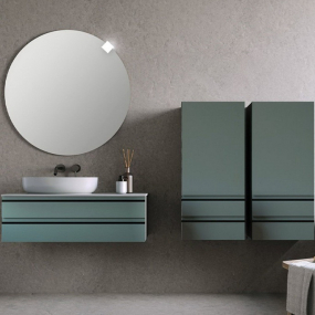 Шкаф-пенал подвесной Kolpa-San Alexis A 1011 GN, 101х45, зеленый