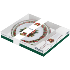 Блюдо для торта с лопаткой Christmas Eve 27 см