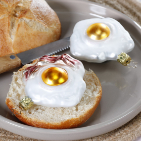 Игрушка на елку "Глазунья" 8 см