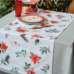 Скатерть-дорожка Xmas Flowers 50х140 см