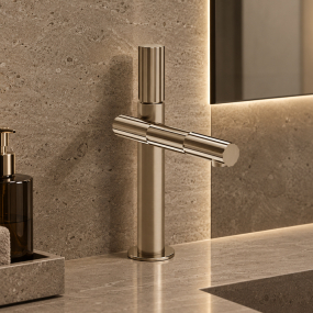 Смеситель для раковины Gessi Incastri 75002.149, брашированный никель