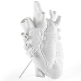 Ваза Love in Bloom 25 см, белая