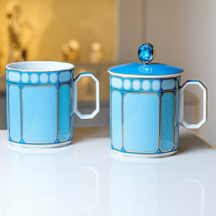 Кружка с крышкой Signum Azure 390 мл