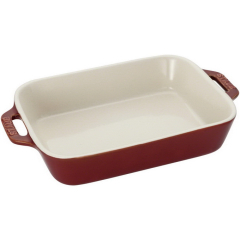 Форма для запекания прямоугольная Staub Ceramic 34x24 см, цвет медный