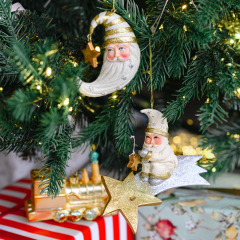 Елочная игрушка "Санта" 12,7 см, в ассортименте