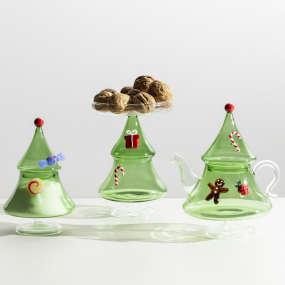 Сахарница "Рождественская ель" Schiaccianoci 18х11,5 см