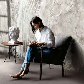 Керамогранит Imola The room 60х120 LP, Black Dahlia, 6,5 мм