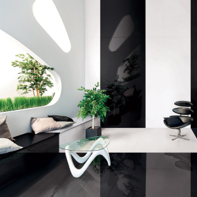 Керамогранит Rondine Tinte Unite 120x280 Lap, Black, 6 мм