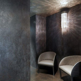 Керамогранит Laminam Oxide 100х300, Nero, 3,5 мм