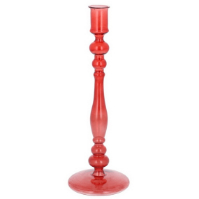 Подсвечник Gisela Graham 26 см, красный