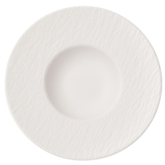 Тарелка глубокая Manufacture Rock Blanc 29 см, с бортом