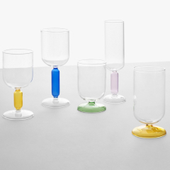 Бокал Bloom 350 мл, янтарная ножка