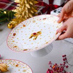 Блюдо для торта на ножке Christmas Love 28 см