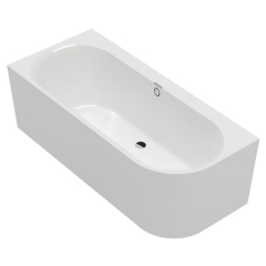 Ванна квариловая Villeroy & Boch Oberon 2.1 180х80 L, с сифоном, белая