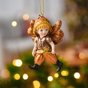 Елочная игрушка "Лесная фея" 7,6 см, в ассортименте