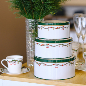 Набор емкостей для печенья Nora Christmas, 3 шт