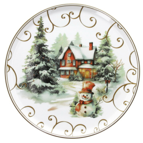 Блюдо для торта "Snowman" 31 см