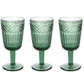 Набор бокалов Glass Claire 270 мл, 3 шт, зеленый