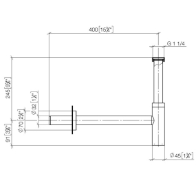 Сифон для раковины Dornbracht q1_10060970-00, хром