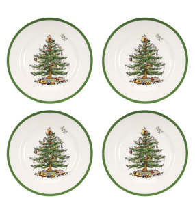 Набор тарелок столовых Christmas Tree 27 см, 4 шт