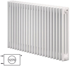 Радиатор Zehnder Сharleston 3057-22, 104х57, 1/2, 1270 (7610), белый