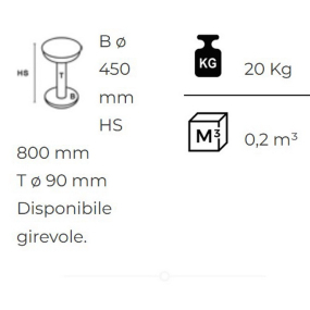 Стул барный Fortigiorgio 150