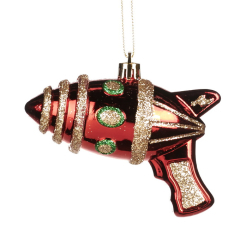 Елочная игрушка "Космический пистолет" 11 см