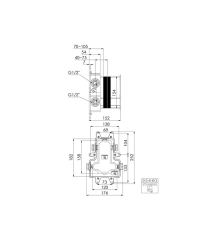 Внутренняя часть Steinberg Steinbox 010.4140.3 термостатического смесителя для душа