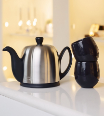 Заварник Salam Noire 700 мл, цвет черный/сталь