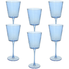 Набор бокалов Glass Alice 370 мл, 6 шт, синий