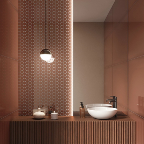 Мозаика керамогранитная Italon Eternum 26,2х30,2 Naturale, Coral, 9 мм