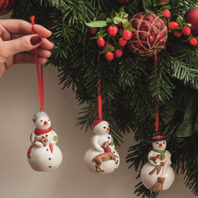 Набор фигурок "Снеговики" 5х8 см, 3 шт