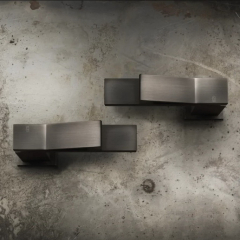 Смеситель для раковины Gessi Rettangolo K 53002.707, брашированный черный