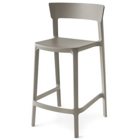 Стул полубарный Calligaris Skin Matt Taupe