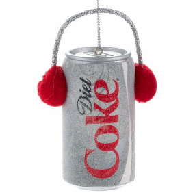 Елочная игрушка "Кока-кола Diet в наушниках" 9 см