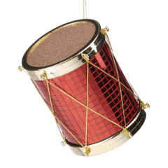 Игрушка на елку "Барабан" 13 см