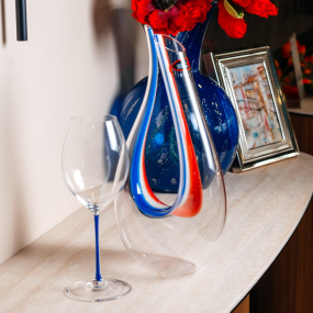 Декантер Amadeo Blue/White/Red 750 мл