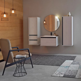 Тумба с раковиной Kolpa-San Pandora OUP 75 NA, 75х54, подвесная, дерево