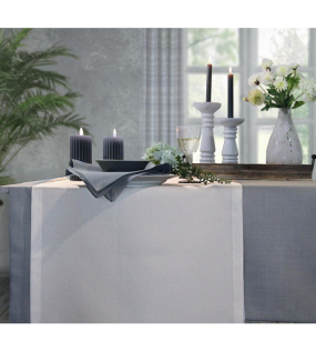 Скатерть прямоугольная Loft 135x220 см, цвет экрю