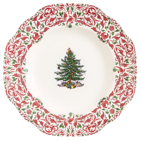 Набор тарелок салатных Spode Christmas Tree Yuletide "Елка" 20 см, 4 шт