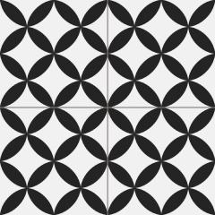 Керамогранит Prissmacer Circle 45х45 Matt, Black, 8,5 мм