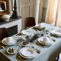 Набор тарелок глубоких Rocaille Blanc 23 см, 4 шт