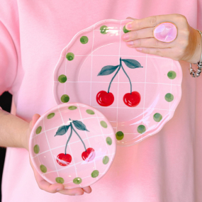 Салатник "Вишня" Quadri Rosa 14 см