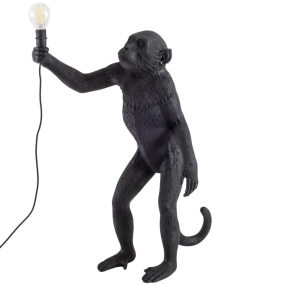 Лампа настольная Monkey Lamp Standing Outdoor 54 см, черная