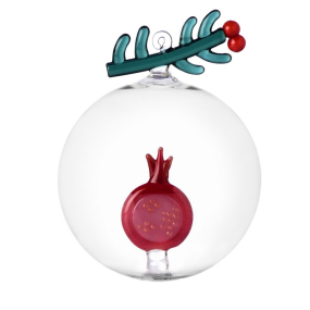 Елочный шар "Гранат" Botanica 8 см