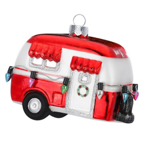 Елочная игрушка "Дом-фургон" 9,5 см