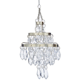 Елочная игрушка "Стеклянная люстра" 7 см