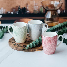 Кружка Iris Petra 350 мл, красная